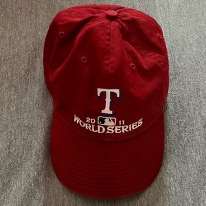❣️2/$25❣️ Red TEXAS RANGERS MLB ‘47 twins baseball dad hat | OS